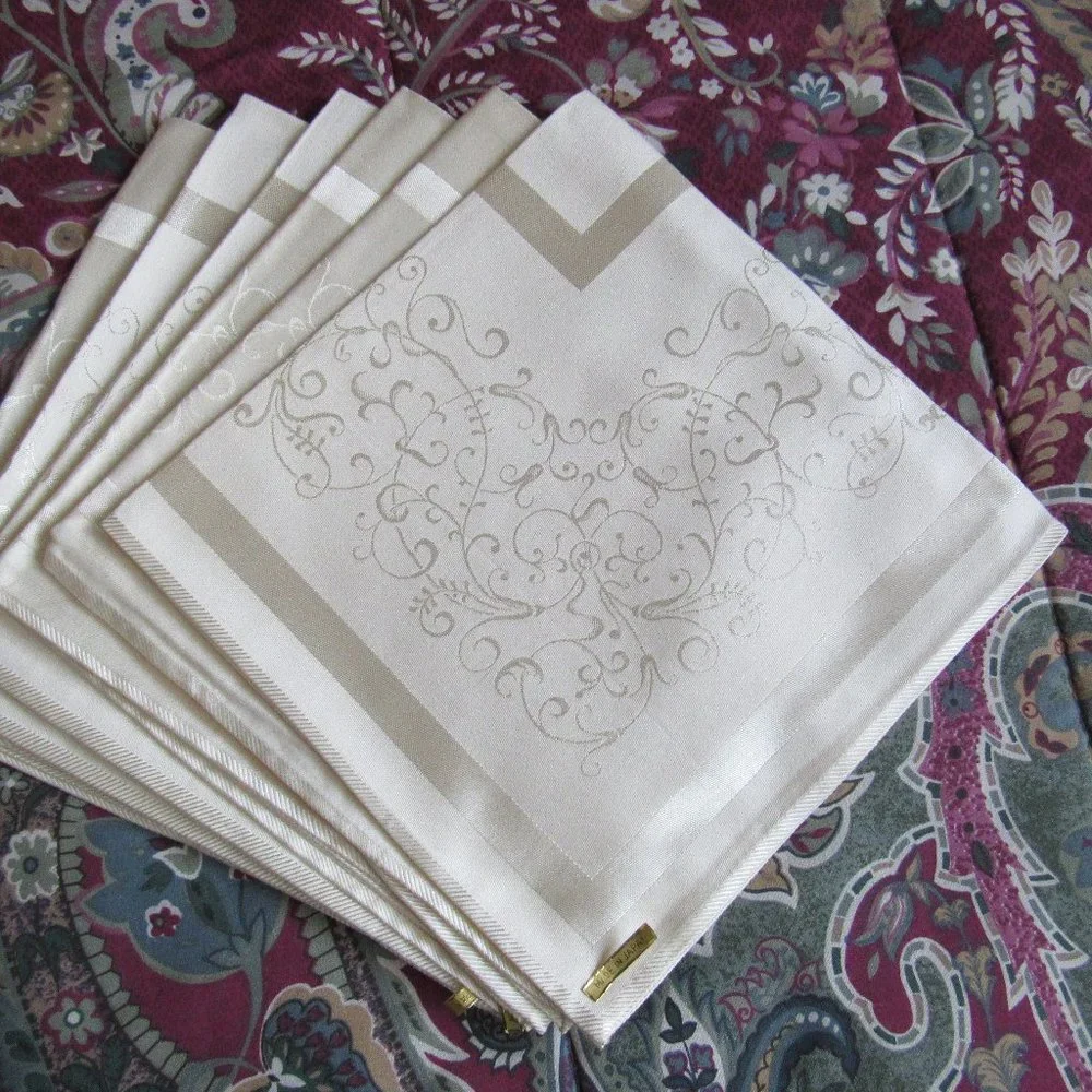 Set of 6 100% Cotton Napkins 18.5